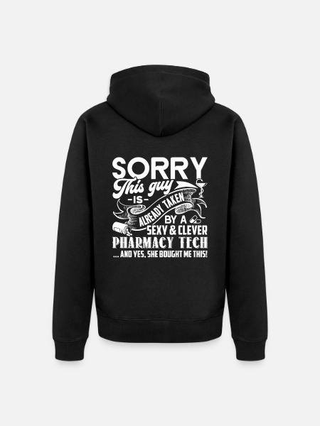 Pharmacy Technician Taken By Pharmacy Technician - Unisex Premium Organic Zip Hoodie - black