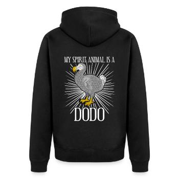 Dodo de Dodo - Veste à capuche bio Premium Unisexe - noir - Dos - Nico (187cm)