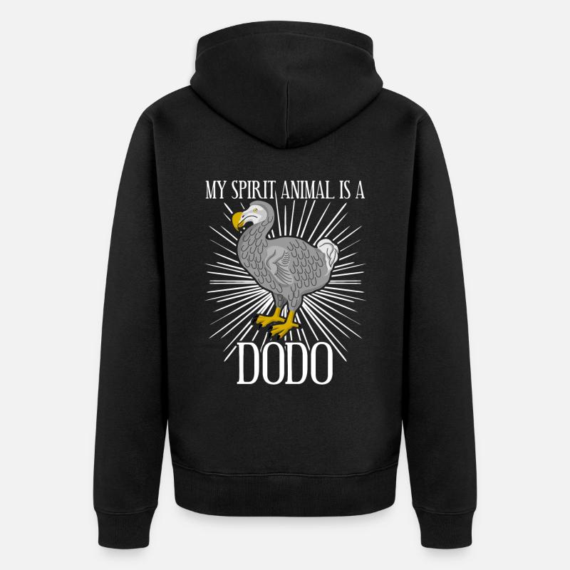 Dodo de Dodo - Veste à capuche bio Premium Unisexe - noir
