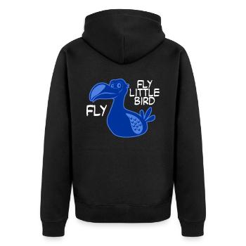 Dodo Joke Dodos - Veste à capuche bio Premium Unisexe - noir - Dos - Nico (187cm)