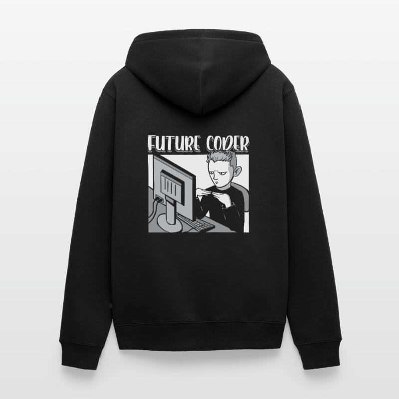 Future Coder IT Student Programmer Coding Unisex Premium Organic Zip Hoodie