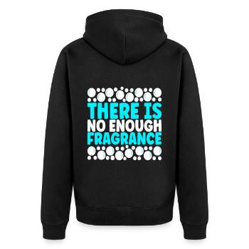 Seifenmacher Seife Machen - Unisex Premium Bio Zip Hoodie - Schwarz - Hinten - Nico (187cm)