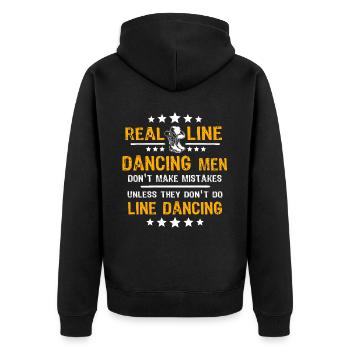 Danse en ligne Danse en ligne - Veste à capuche bio Premium Unisexe - noir - Dos - Nico (187cm)