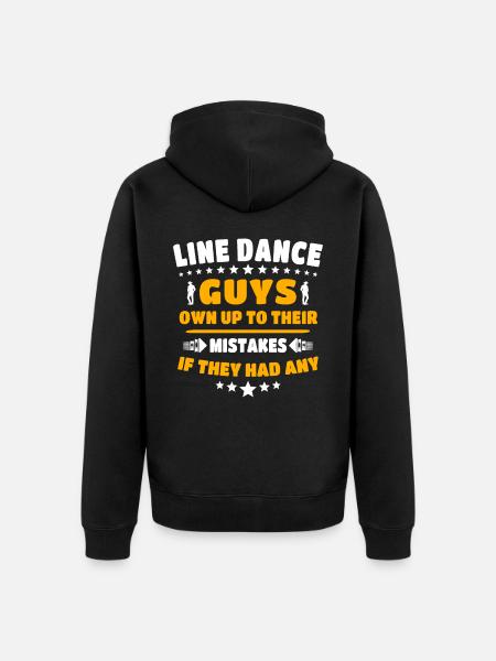 Line Dance Line Dancing - Unisex Premium Organic Zip Hoodie - black