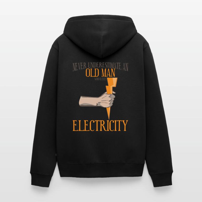 Electrician Electronics Technician Electrical Engineering Unisex Premium Organic Zip Hoodie