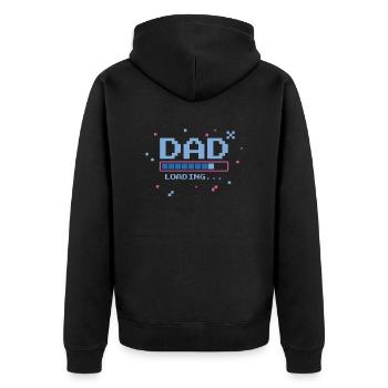 Papa Chargement Gaming Chargement Bar Gambler Père - Veste à capuche bio Premium Unisexe - noir - Dos - Nico (187cm)