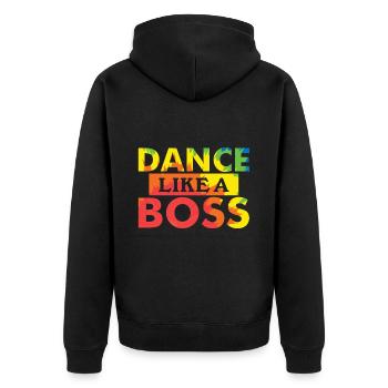 Hip-hop - Veste à capuche bio Premium Unisexe - noir - Dos - Nico (187cm)