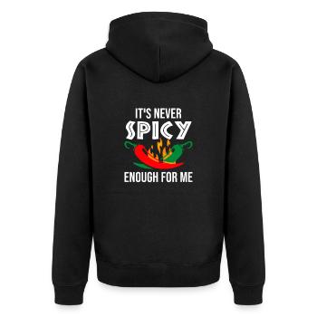 Red Hot Chili Piment Épicé Food Lover Chili - Veste à capuche bio Premium Unisexe - noir - Dos - Nico (187cm)