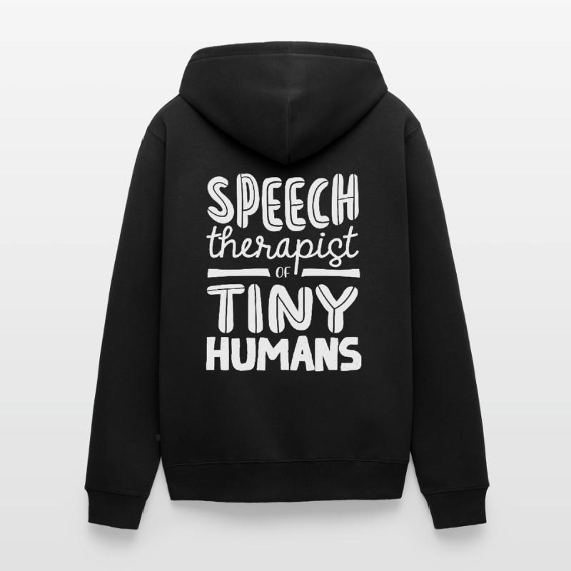 Speech-language pathology, speech-language pathologist Unisex Premium Organic Zip Hoodie