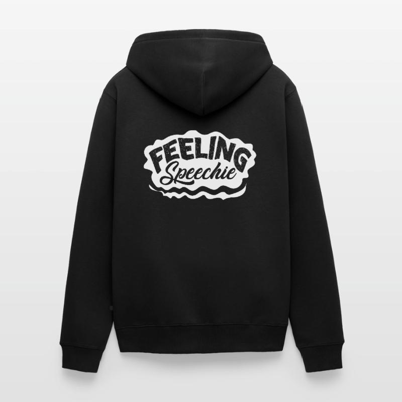 Speech-language pathology, speech-language pathologist Unisex Premium Organic Zip Hoodie
