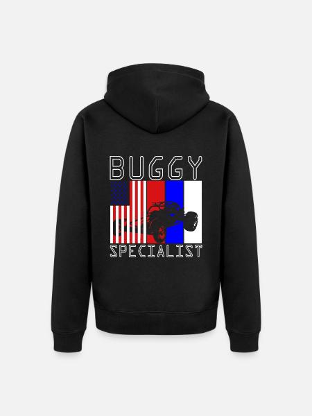 Dune Buggy Beach Buggy - Unisex Premium Bio Zip Hoodie - Schwarz