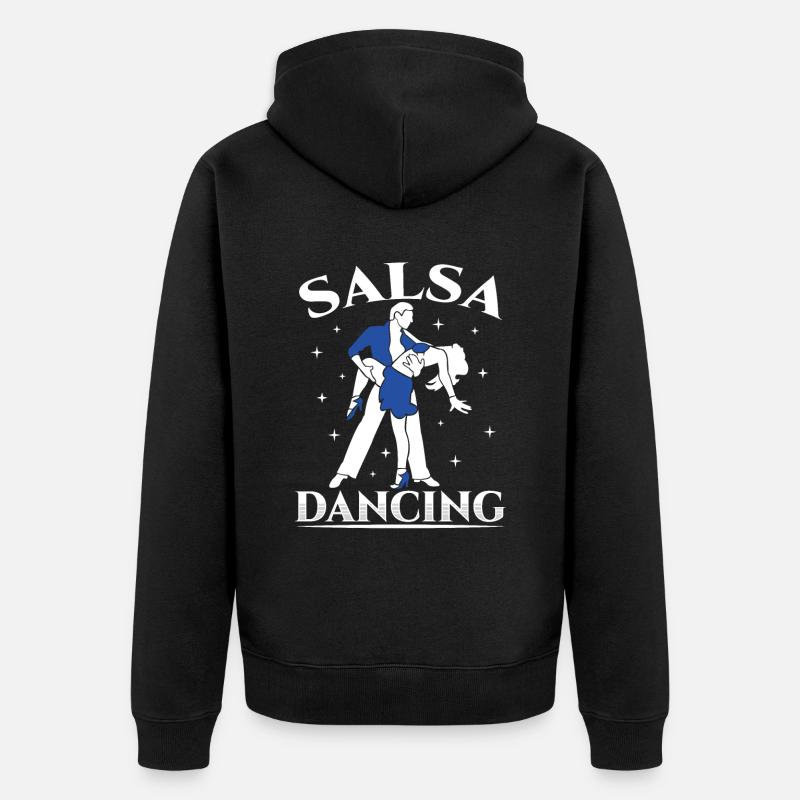Salsa Dancing Hobby Dancer Dance - Veste à capuche bio Premium Unisexe - noir