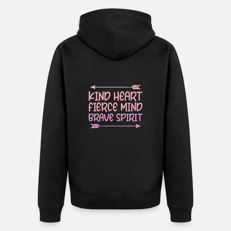 Bogenschiessen - Unisex Premium Bio Zip Hoodie - Schwarz