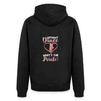 Ballet - Veste à capuche bio Premium Unisexe - noir - Dos - Nico (187cm)