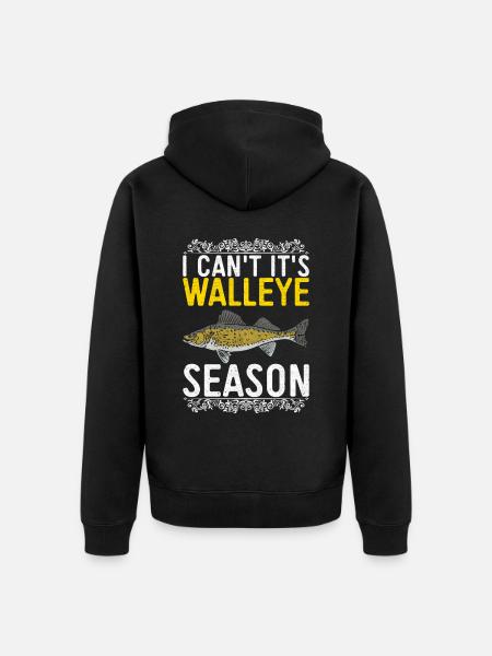 Anglers Fishing Fishermen - Unisex Premium Organic Zip Hoodie - black