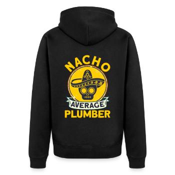 Cinco De Mayo Mexican Party Cinco De Mayo - Unisex Premium Organic Zip Hoodie - black - Back - Nico (187cm)