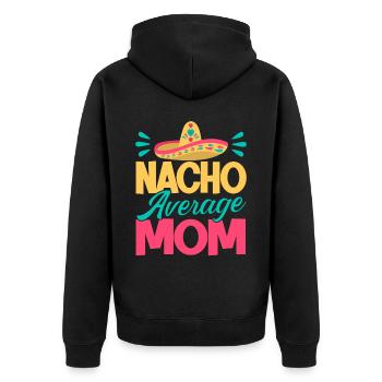 Cinco De Mayo Mexikanische Party Cinco De Mayo - Unisex Premium Bio Zip Hoodie - Schwarz - Hinten - Nico (187cm)