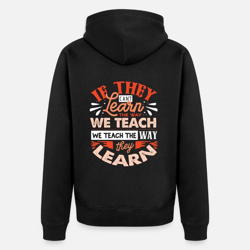 Éducation spécialisée, Éducation spécialisée - Veste à capuche bio Premium Unisexe - noir