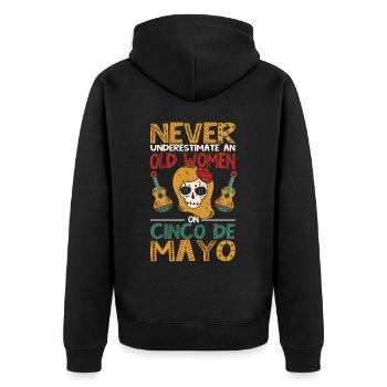 Cinco De Mayo Parti mexicain Cinco De Mayo - Veste à capuche bio Premium Unisexe - noir - Dos - Nico (187cm)