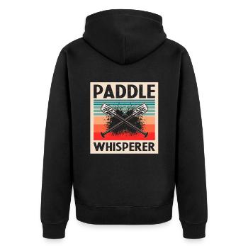 Dragon Boat Racing Theme for Dragon Boating - Unisex Premium Organic Zip Hoodie - black - Back - Nico (187cm)