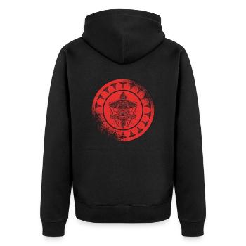 Ambulance Ambulance Hospital Médecin urgentiste - Veste à capuche bio Premium Unisexe - noir - Dos - Nico (187cm)
