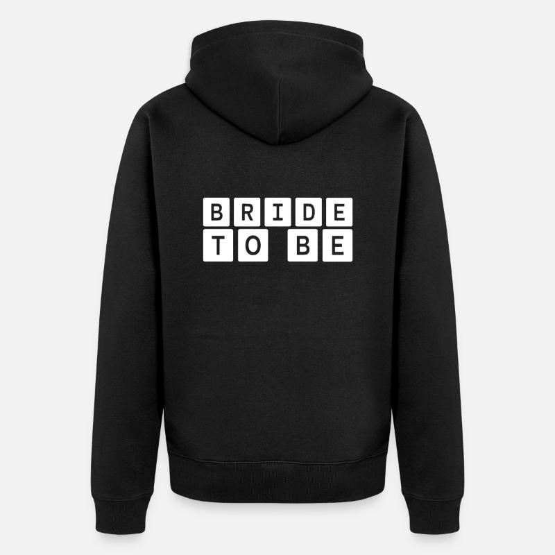 Fête de mariage - Veste à capuche bio Premium Unisexe - noir