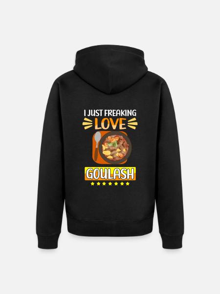 Gulasch ungersk gulaschgåva - Ekologisk premiumluvjack unisex - svart