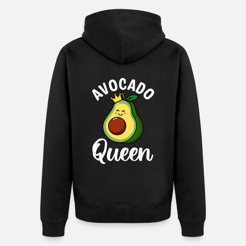Avocado Design Amateurs d’avocats - Veste à capuche bio Premium Unisexe - noir