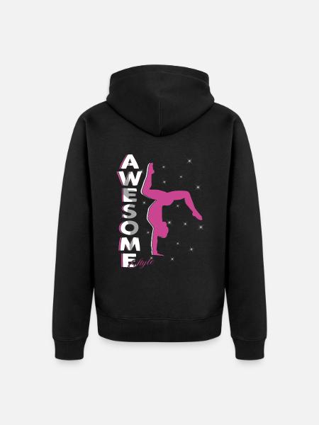 Great Style - Women's Gymnastic Dance - Unisex Premium Organic Zip Hoodie - black
