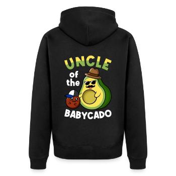 Oncle du - Veste à capuche bio Premium Unisexe - noir - Dos - Nico (187cm)