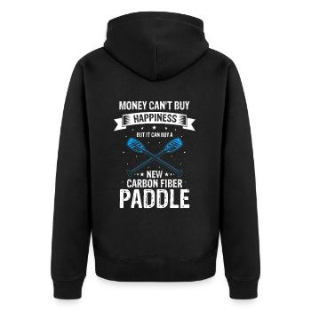 Dragon Boat Racing Theme for Dragon Boating - Unisex Premium Organic Zip Hoodie - black - Back - Nico (187cm)