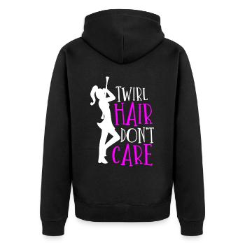 Baton Twirler, Baton Twirling, Gymnastics - Unisex Premium Organic Zip Hoodie - black - Back - Nico (187cm)