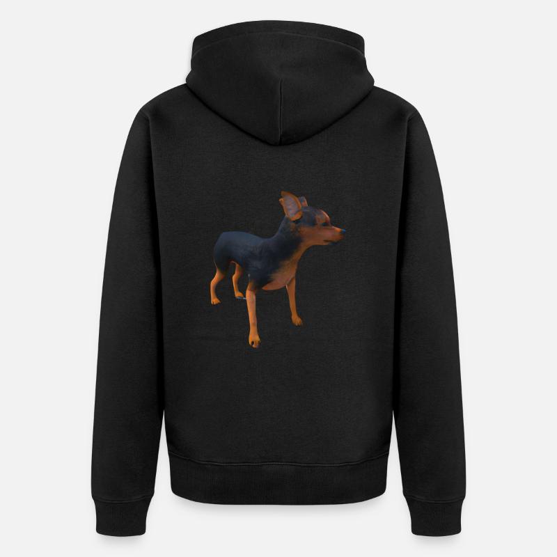 Lancashire Heeler - Veste à capuche bio Premium Unisexe - noir