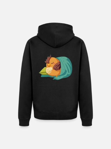 Hühnerzüchter Hühnerflüsterer Nutztier - Unisex Premium Bio Zip Hoodie - Schwarz