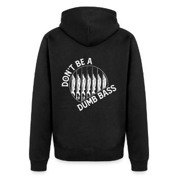 Ne sois pas un perchoir stupide 2 - - Veste à capuche bio Premium Unisexe - noir - Dos - Nico (187cm)