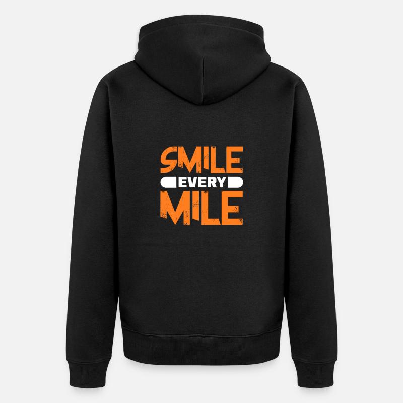 Courir - Veste à capuche bio Premium Unisexe - noir