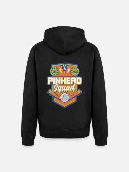 Pinhead Squad - Pinball - Unisex Premium Bio Zip Hoodie - Schwarz