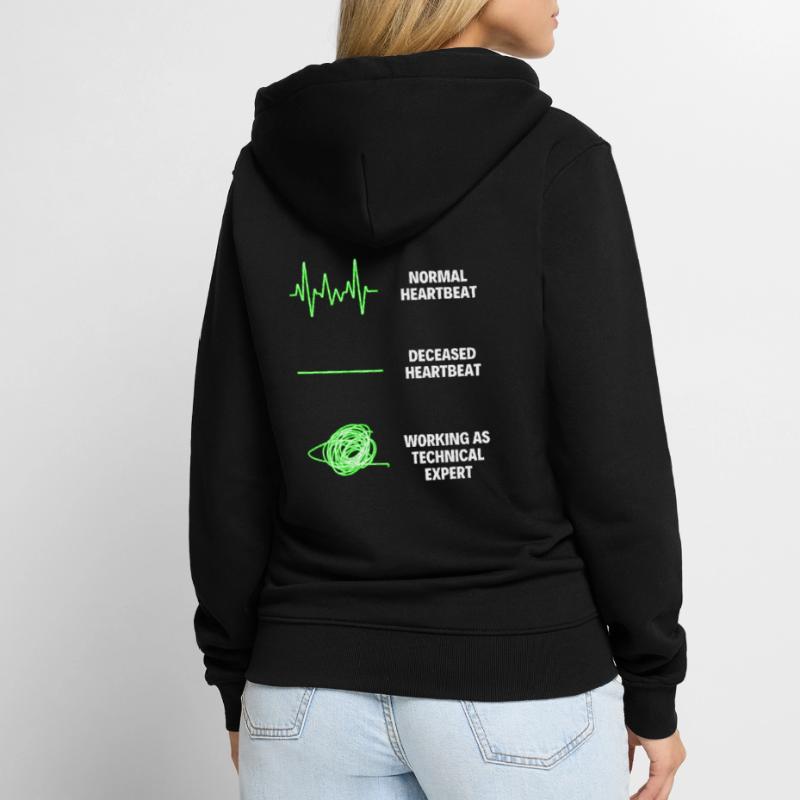Technical Expert Worker Funny Technical Expert Unisex Premium Organic Zip Hoodie