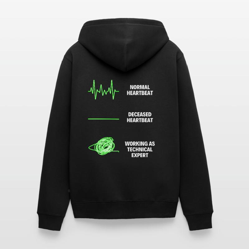 Technical Expert Worker Funny Technical Expert Unisex Premium Organic Zip Hoodie