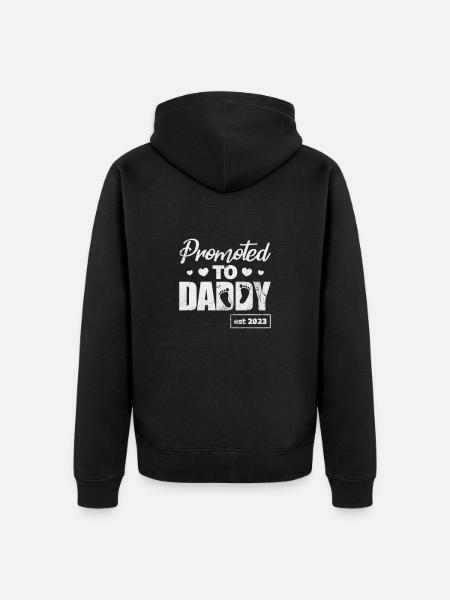 Pregnancy - Unisex Premium Organic Zip Hoodie - black