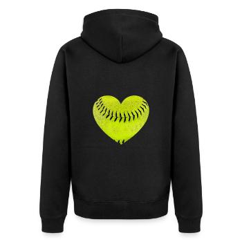 Aimez-vous - Veste à capuche bio Premium Unisexe - noir - Dos - Nico (187cm)