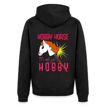 Hobby Horse Hobbyhorse - Veste à capuche bio Premium Unisexe - noir - Dos - Nico (187cm)