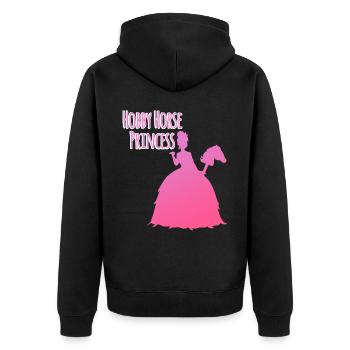 Hobby Horse Princess Hobby Horsing - Veste à capuche bio Premium Unisexe - noir - Dos - Nico (187cm)