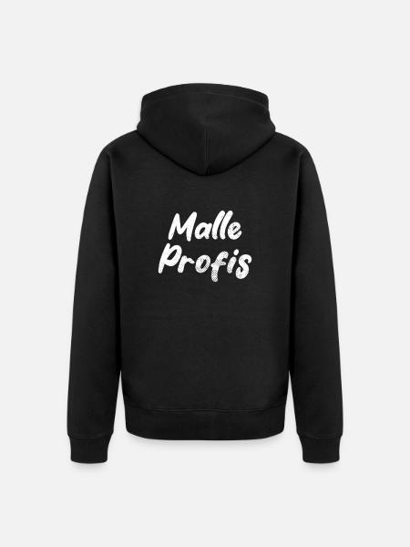 Mallorca Malle Profis - Unisex Premium Bio Zip Hoodie - Schwarz