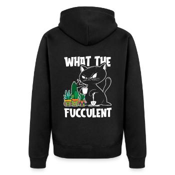 Hobby Gardener Garden Juicy Garden Cat - Veste à capuche bio Premium Unisexe - noir - Dos - Nico (187cm)