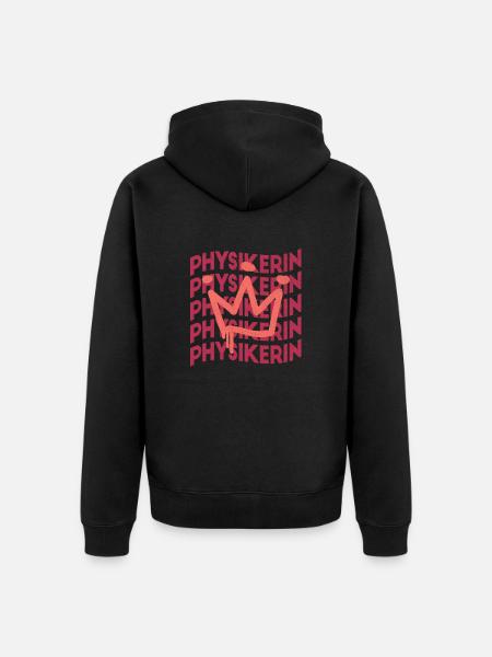 Physik Berufsbezeichnung Physikerin - Unisex Premium Bio Zip Hoodie - Schwarz