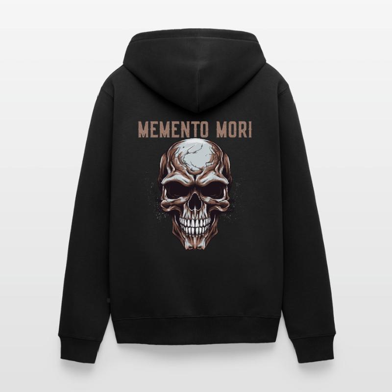 Memento Mori Veste à capuche bio Premium Unisexe