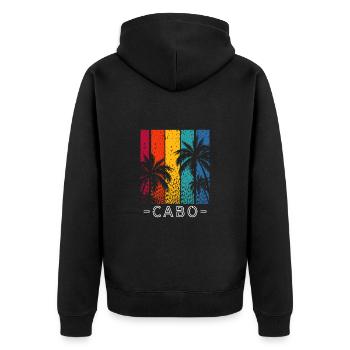 Mexique Cabo Mexican Nation Cadeau - Veste à capuche bio Premium Unisexe - noir - Dos - Nico (187cm)