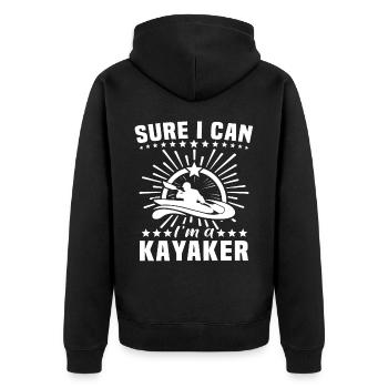 Kayakistes kayakistes - Veste à capuche bio Premium Unisexe - noir - Dos - Nico (187cm)