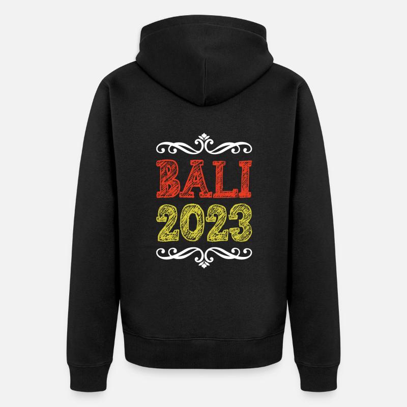 Bali 2023 - Veste à capuche bio Premium Unisexe - noir